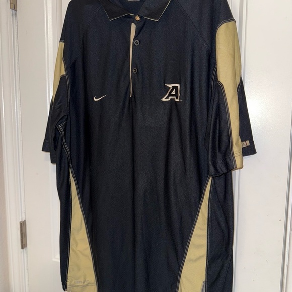 Nike Black and Gray Athletic Polo Shirt - Picture 2 of 10